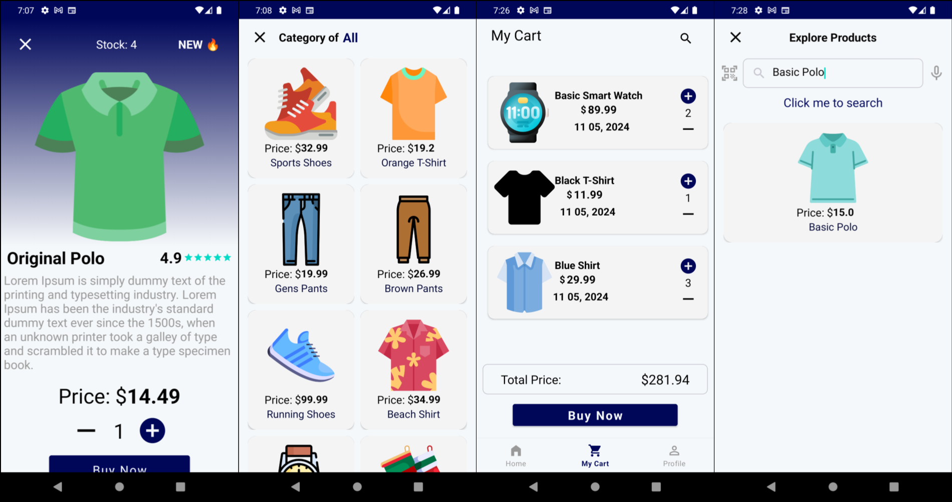 Fashion-Zone App Screenshot