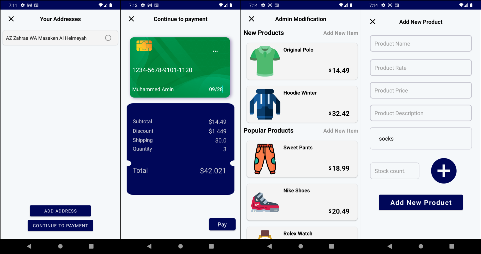 Fashion-Zone App Screenshot